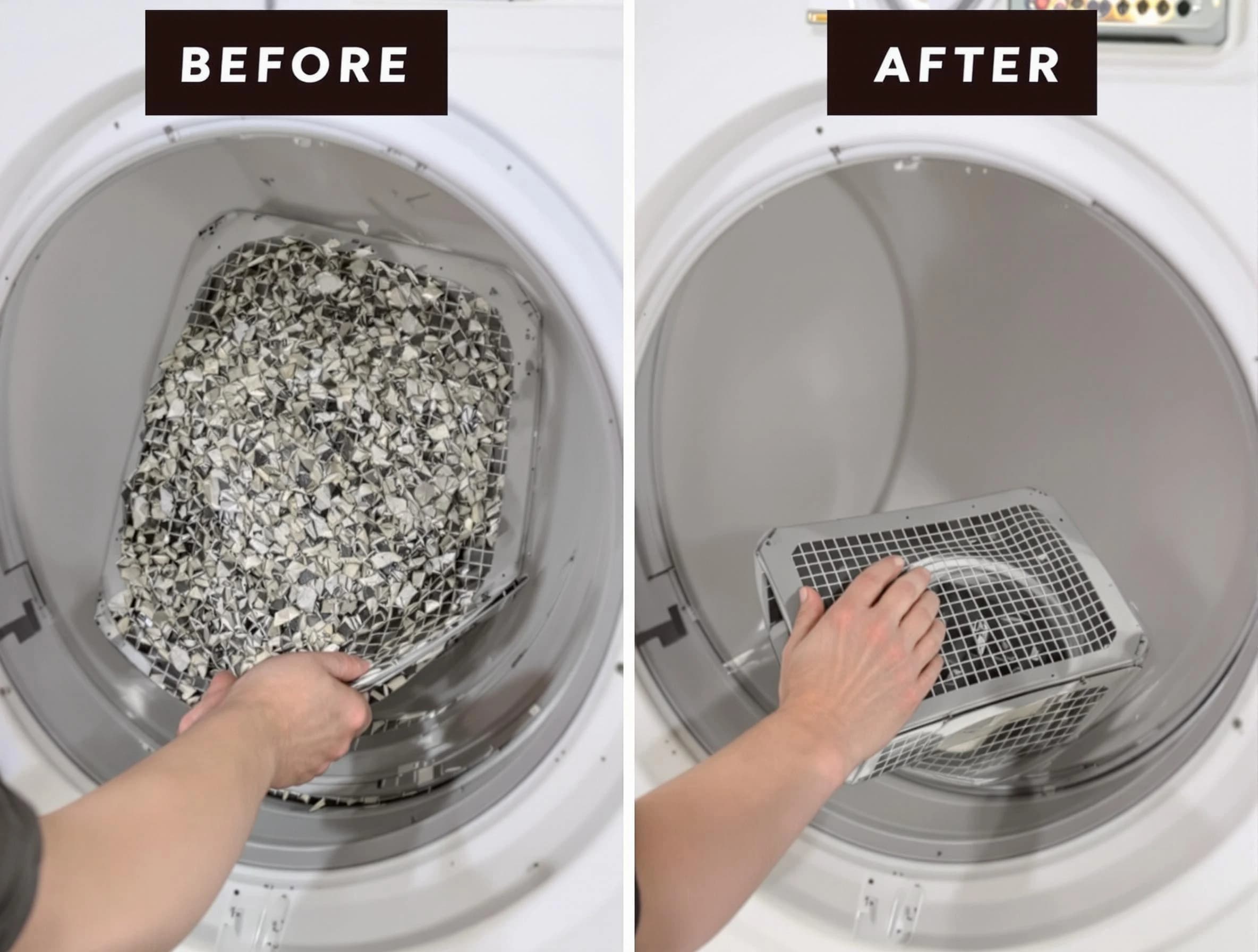 Professional lint trap cleaning by Munhall Dryer Vent Cleaning in Munhall