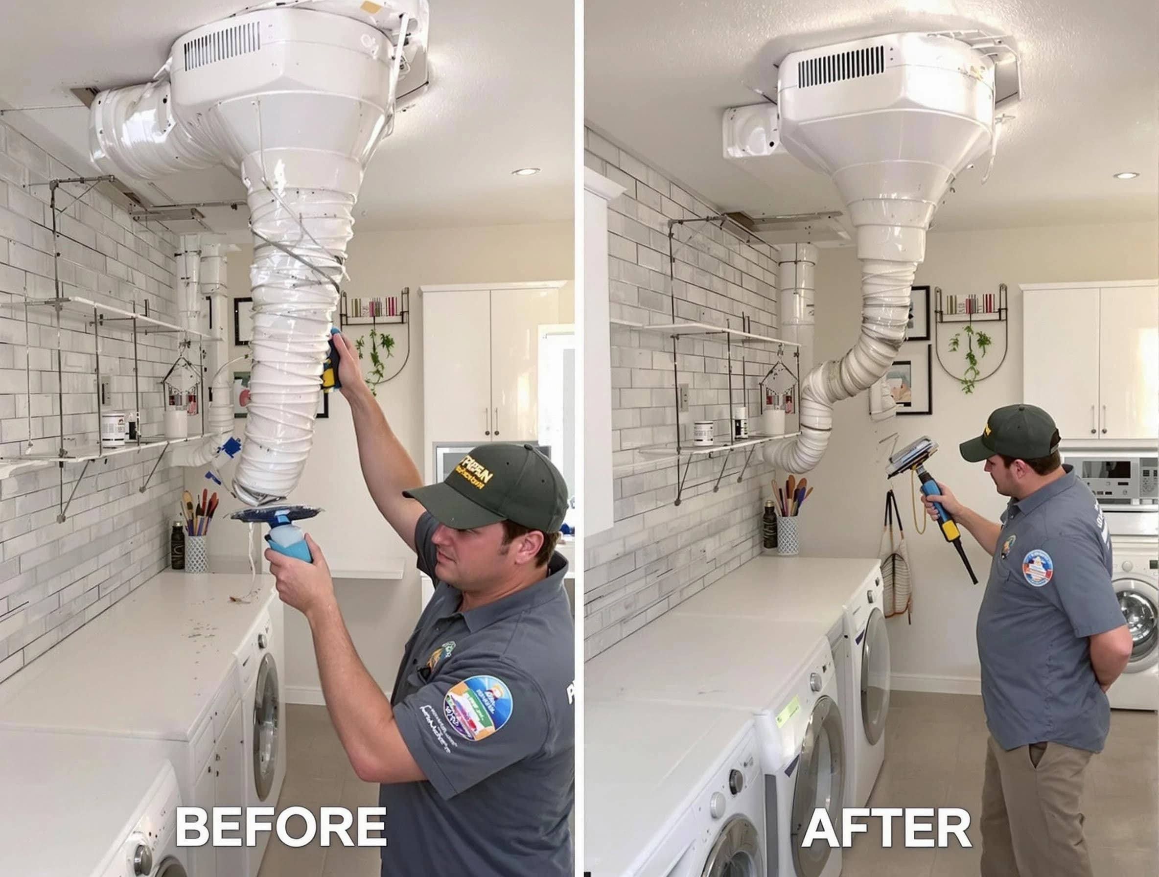 Professional dryer exhaust vent cleaning by Munhall Dryer Vent Cleaning in Munhall